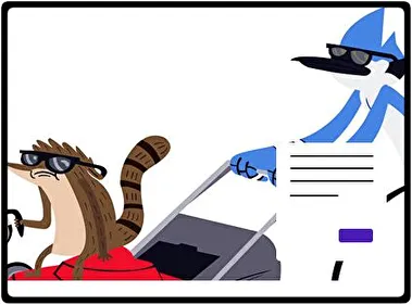 Regular Show theme for Windows 11