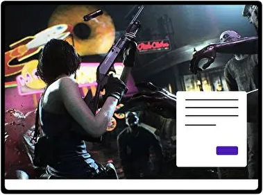 Resident Evil 3 2020 theme for Windows 11