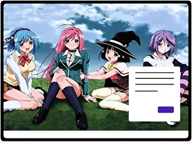 Rosario Vampire theme for Windows 11