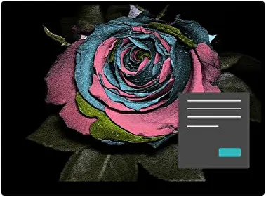 Rose Dark theme for Windows 11