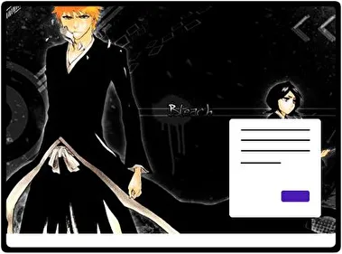 Rukia Kuchiki theme for Windows 11