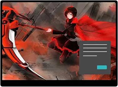 Rwby Dark theme for Windows 11