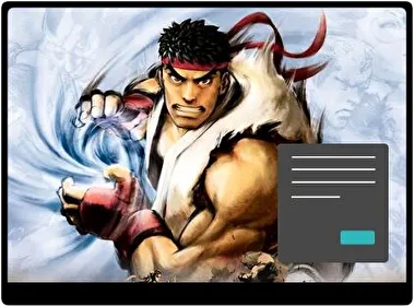 Ryu Street Fighter Dark theme for Windows 11