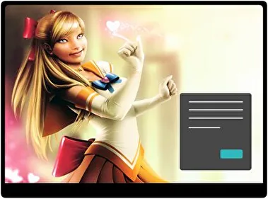 Sailor Moon Dark theme for Windows 11