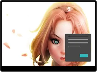Sakura Haruna Dark theme for Windows 11