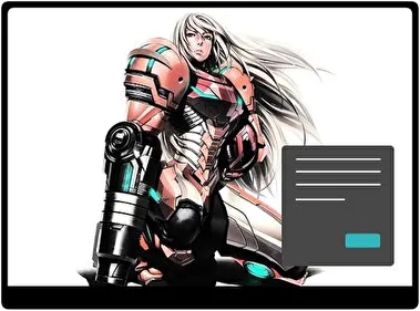 Samus Aran Dark theme for Windows 11