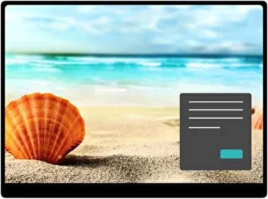 Sand And Ocean Dark theme for Windows 11