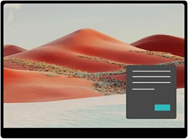 Sand Dunes Dark theme for Windows 11