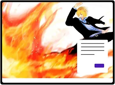 Sanji One Piece theme for Windows 11