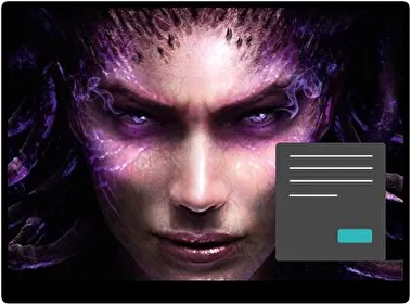 Sarah Kerrigan Dark theme for Windows 11