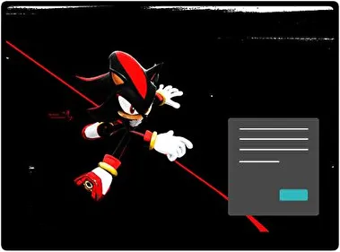 Shadow Hedgehog Dark theme for Windows 11