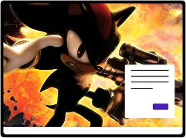Shadow Hedgehog theme for Windows 11