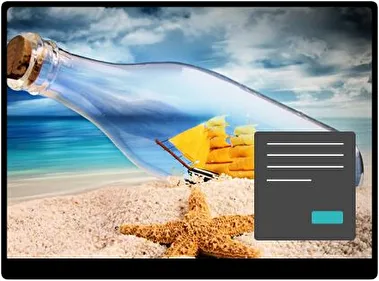 Ship In A Bottle Dark theme for Windows 11