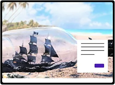 Ship In A Bottle theme for Windows 11