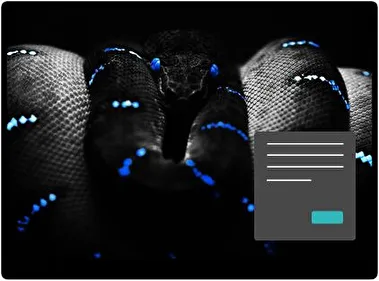 Snakes Dark theme for Windows 11