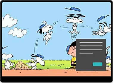 Snoopy Dark theme for Windows 11