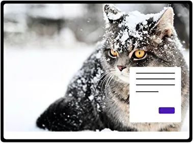 Snow and Animals theme for Windows 11