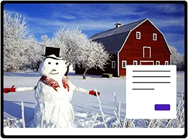 Snowmen theme for Windows 11