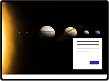 Solar System theme for Windows 11