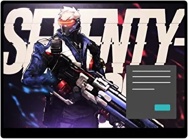 Soldier 76 Dark theme for Windows 11