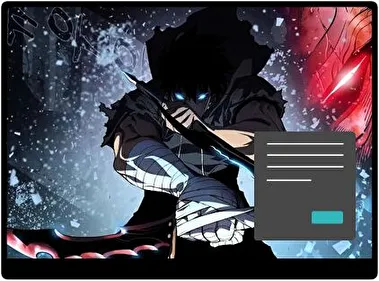 Solo Leveling Dark theme for Windows 11