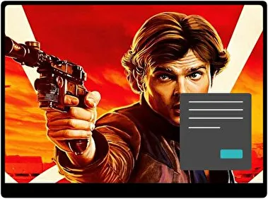 Solo Star Wars Story Dark theme for Windows 11