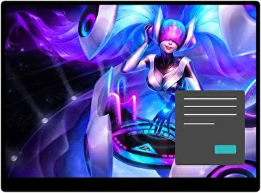 Sona Lol Dark theme for Windows 11