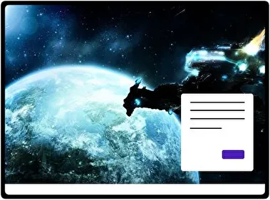 Spaceship theme for Windows 11