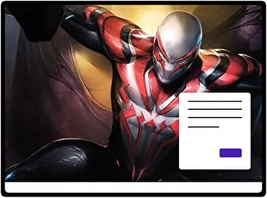 Spider Man 2099 theme for Windows 11