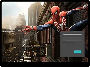 Spider Man Ps4 Dark theme for Windows 11
