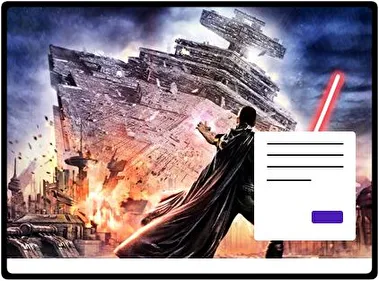 Star Wars Sith theme for Windows 11