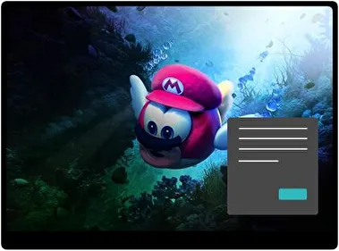 Super Mario Odyssey Dark theme for Windows 11