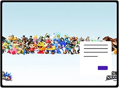 Super Smash Bros theme for Windows 11