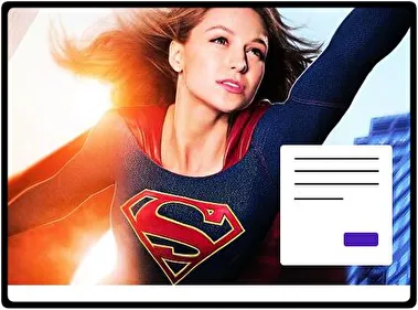 Supergirl Tv Series theme for Windows 11