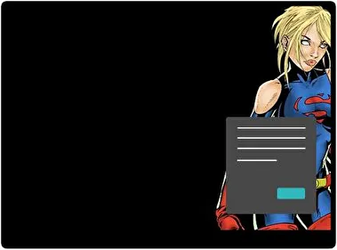 Supergirl Dark theme for Windows 11