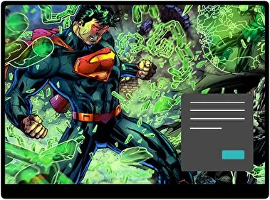 Superman Comics Dark theme for Windows 11