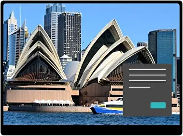 Sydney Opera House Dark theme for Windows 11