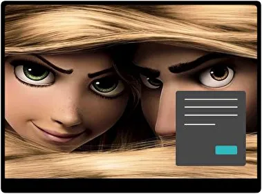 Tangled Dark theme for Windows 11