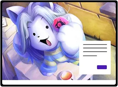 Temmie theme for Windows 11