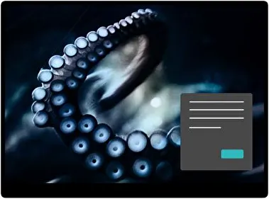 Tentacles Dark theme for Windows 11