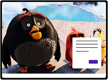 The Angry Birds Movie theme for Windows 11