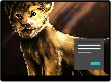 The Lion King 2019 Dark theme for Windows 11