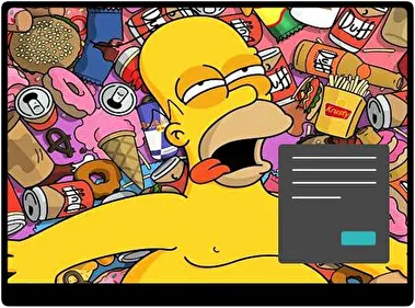 The Simpsons Dark theme for Windows 11