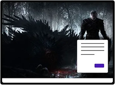 The Witcher 3 theme for Windows 11