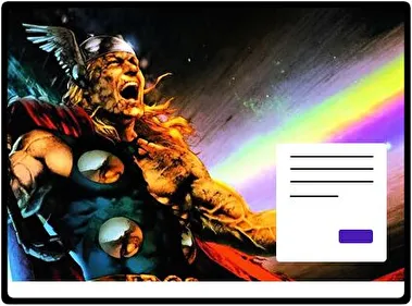 Thor Comics theme for Windows 11
