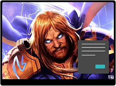 Thor Smite Dark theme for Windows 11
