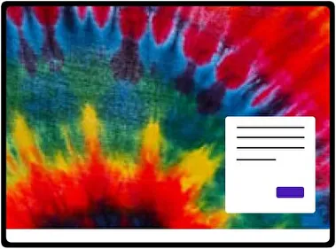Tie Dye theme for Windows 11