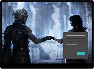 Tifa Lockheart Dark theme for Windows 11