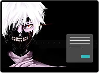 Tokyo Ghoul Dark theme for Windows 11
