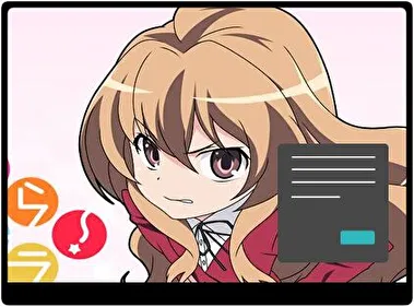 Toradora Dark theme for Windows 11